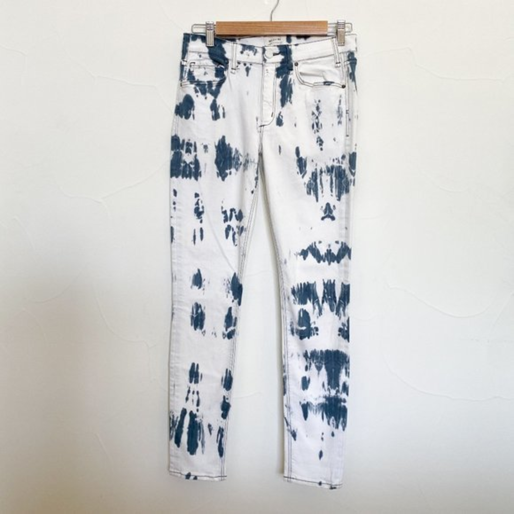 MCGUIRE Newton Skinny‎ Jeans NWOT Bleach Acid Wash Tie Dye Size 28